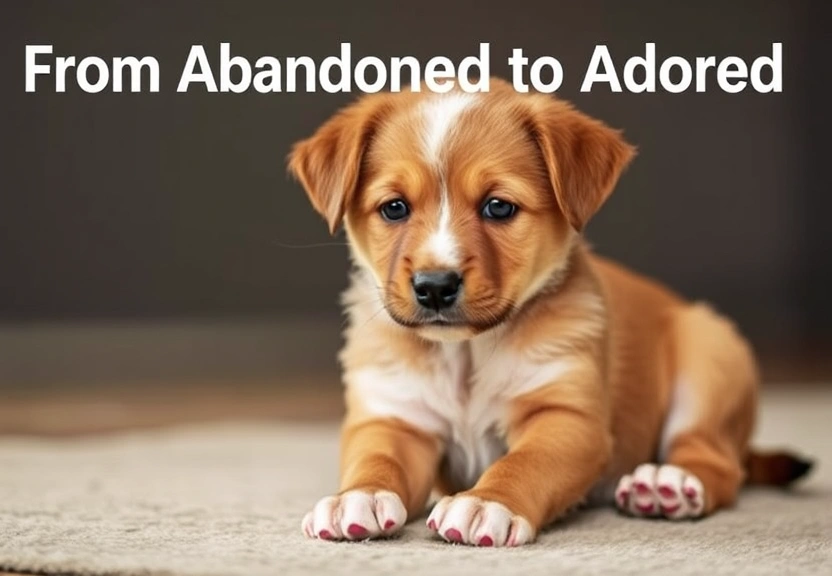 Representação visual de From Abandoned to Adored: How One Puppy Transformed with Love and Care