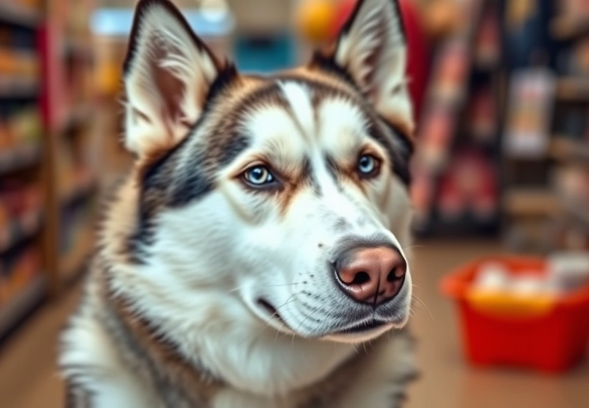 Representação visual de Siberian Husky Goes Viral for Hilariously Ignoring Owner After Pet Store Visit