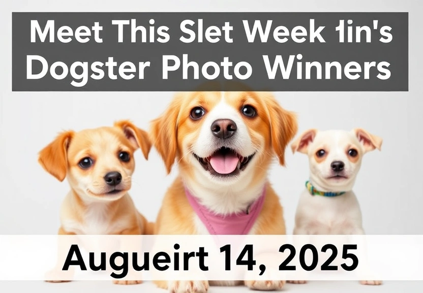 Representação visual de Meet This Week's Adorable Dogster Photo Contest Winners (August 14, 2025)