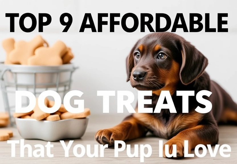 Representação visual de Top 9 Affordable Dog Treats That Your Pup Will Love