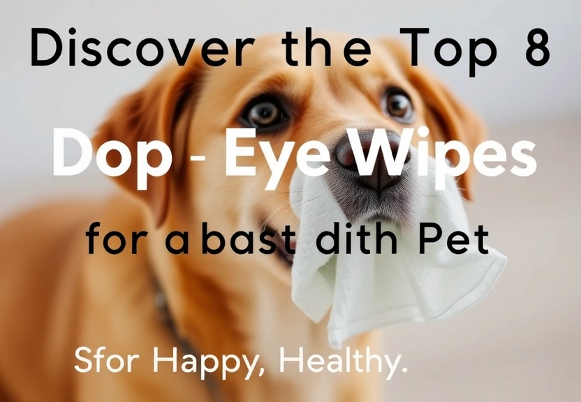 Representação visual de Discover the Top 8 Dog Eye Wipes of 2025 for Happy, Healthy Pets