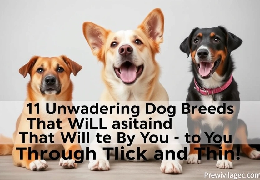 Representação visual de 11 Unwavering Dog Breeds That Will Stand By You Through Thick and Thin
