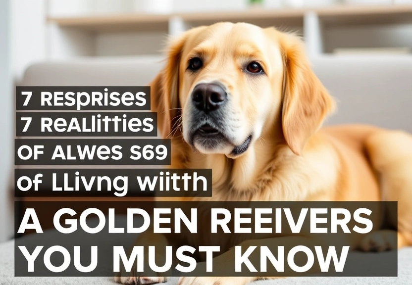 Representação visual de 7 Surprising Realities of Living with a Golden Retriever You Must Know