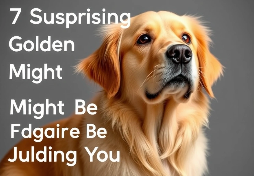 Representação visual de 7 Surprising Ways Your Golden Retriever Might Be Judging You Silently