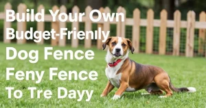Build Your Own Budget-Friendly Dog Fence: 5 Easy DIY Ideas to Try Today