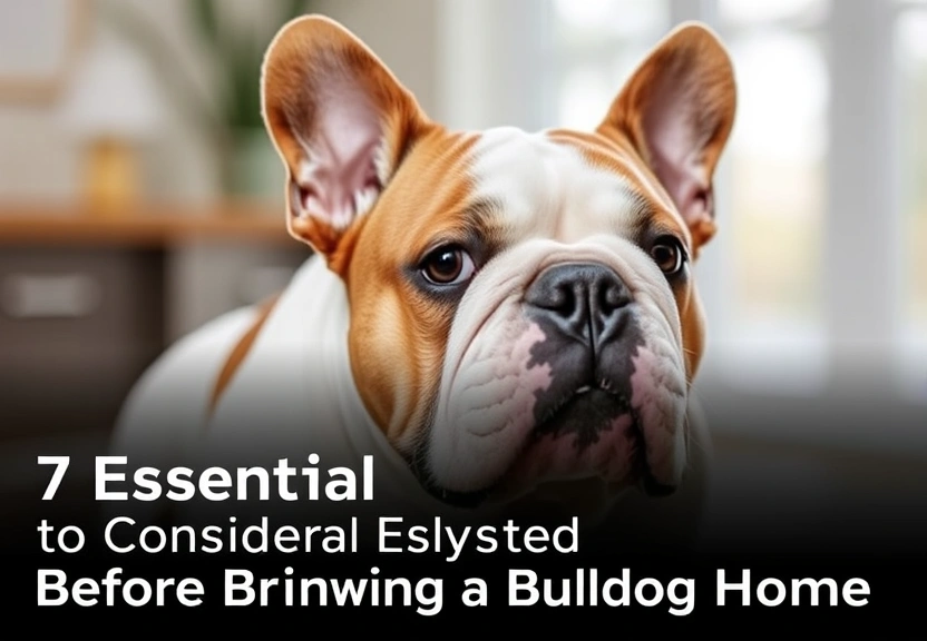 Representação visual de 7 Essential Insights to Consider Before Bringing a Bulldog Home