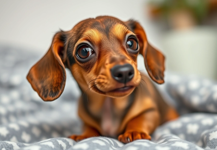 Representação visual de Dachshund Roo's Hilarious Side-Eye at Crying Baby Leaves TikTok in Stitches