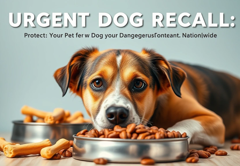 Representação visual de Urgent Dog Food Recall: Protect Your Pet from Dangerous Contaminants Nationwide