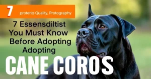 7 Essential Insights You Must Know Before Adopting a Cane Corso